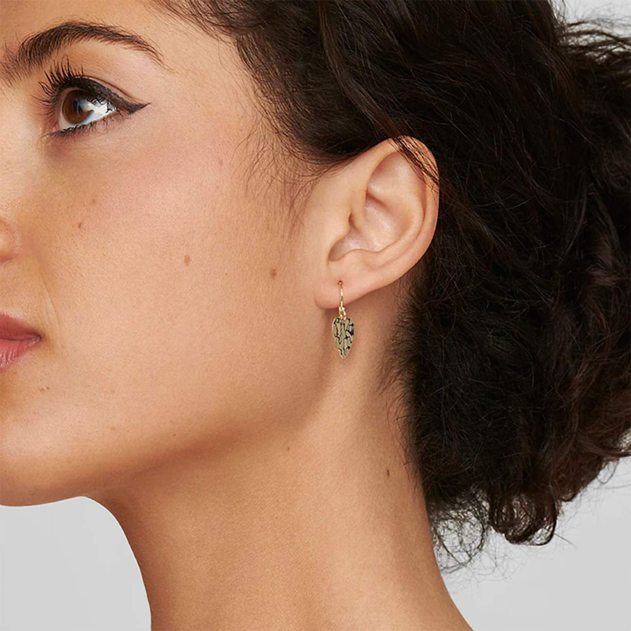 Ippolita Classico Crinkle Mini Heart Shape Drop Earrings