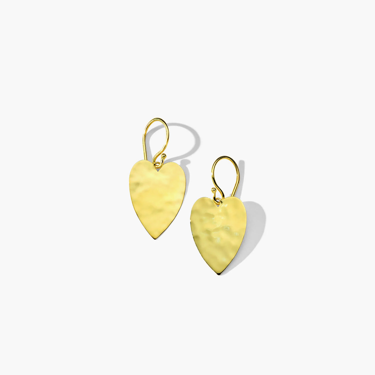 Ippolita Classico Crinkle Medium Heart Shape Drop Earrings