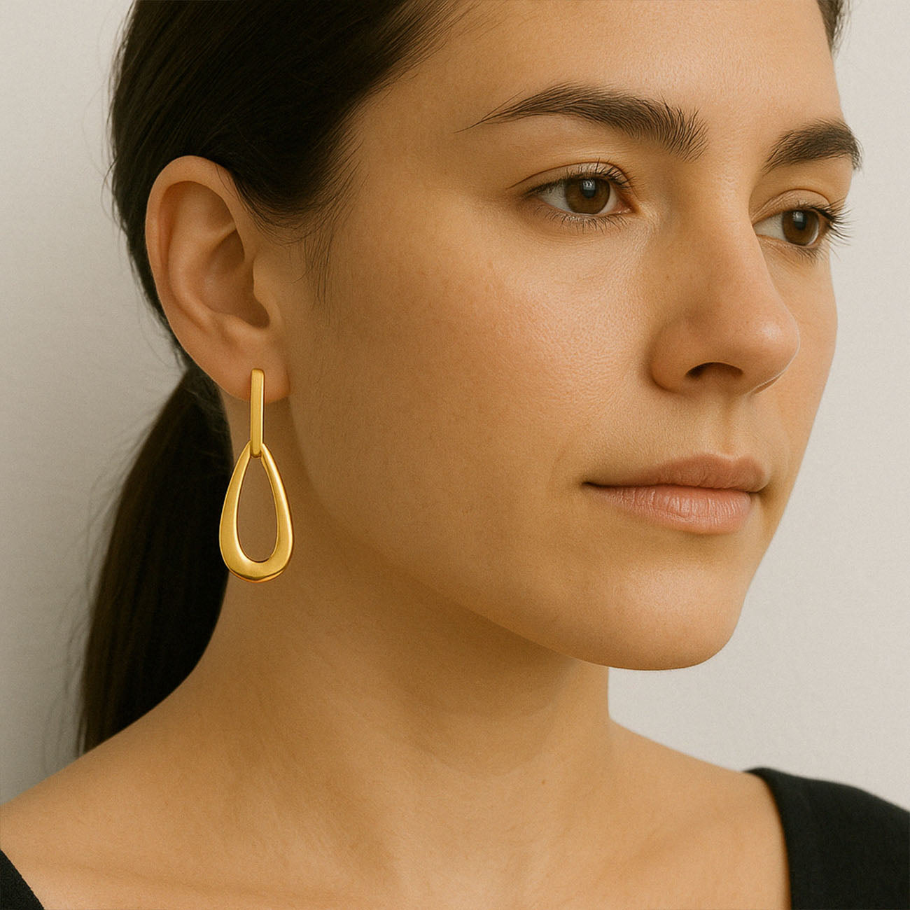 Ippolita Classico Mix Texture Open Oval Earrings