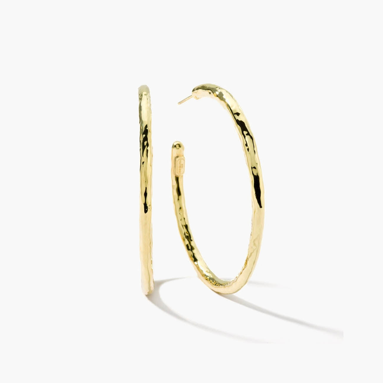 Ippolita Classico Large Hoop Earrings in Yellow Gold