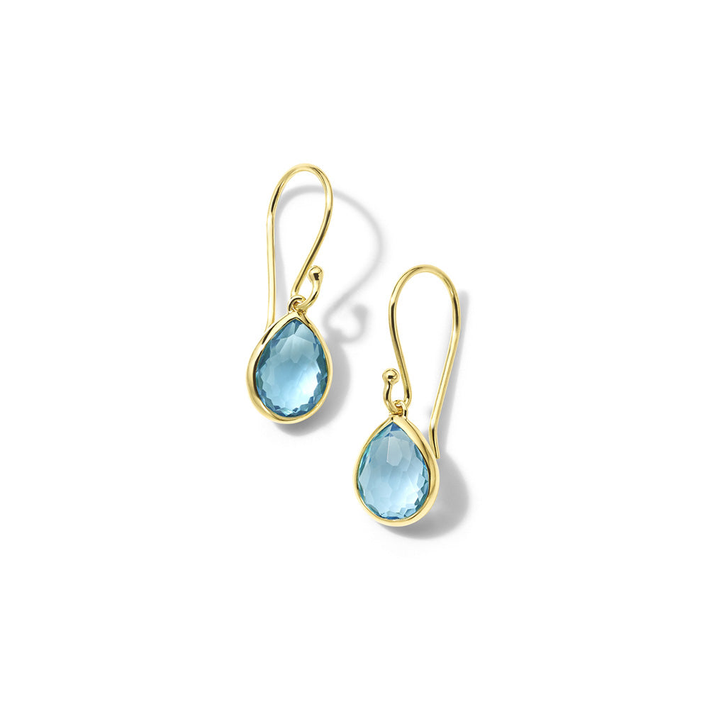 Ippolita Rock Candy Tiny Blue Topaz Teardrop Earrings