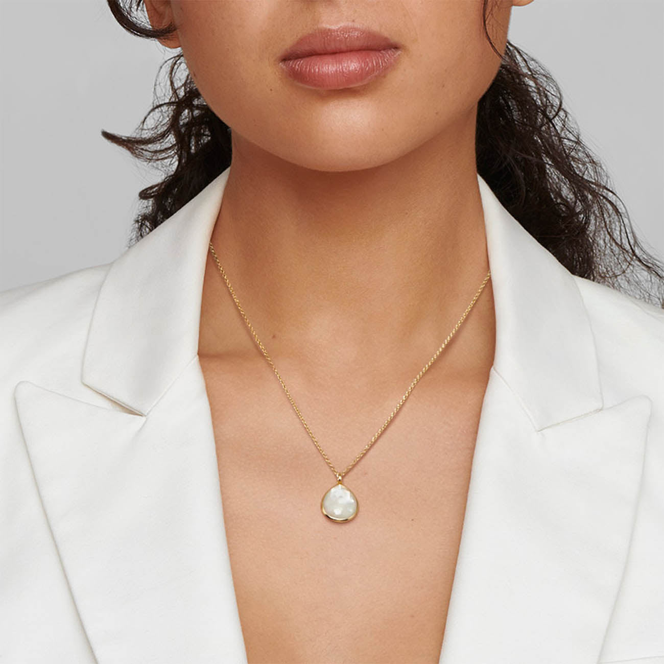 Ippolita Mini Rock Candy Mother-of-Pearl Teardrop Pendant