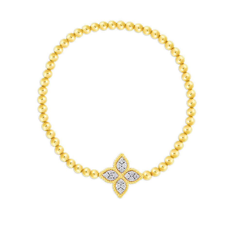 Roberto Coin Princess Flower Stretch Bracelet