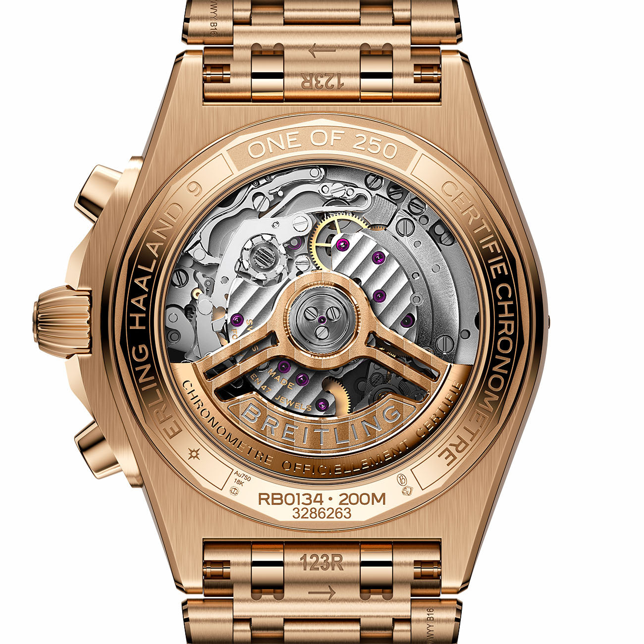 Breitling Chronomat Red Gold B01 Erling Haaland