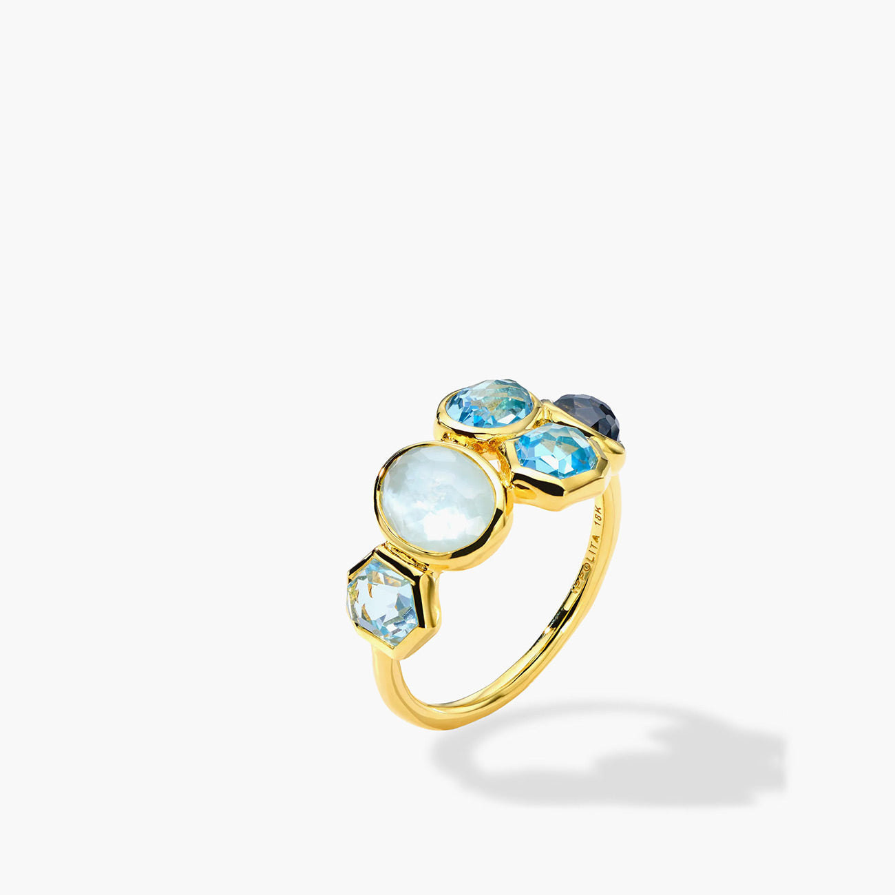 Ippolita Rock Candy Gelato 5-Stone Cluster Ring in Mare