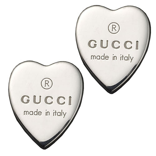 Gucci Trademark Heart Stud Earrings