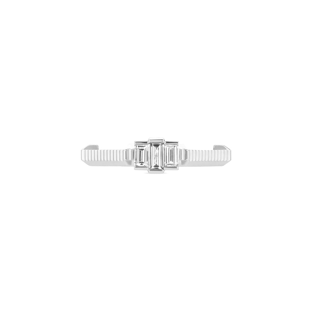 Gucci Link to Love Baguette Diamond Ring