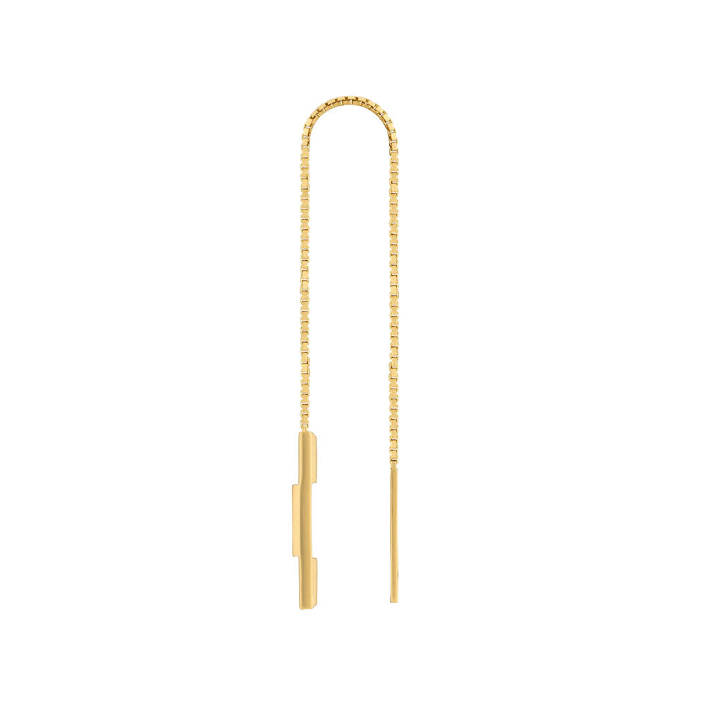 Gucci Link to Love Threader Earrings in Gold