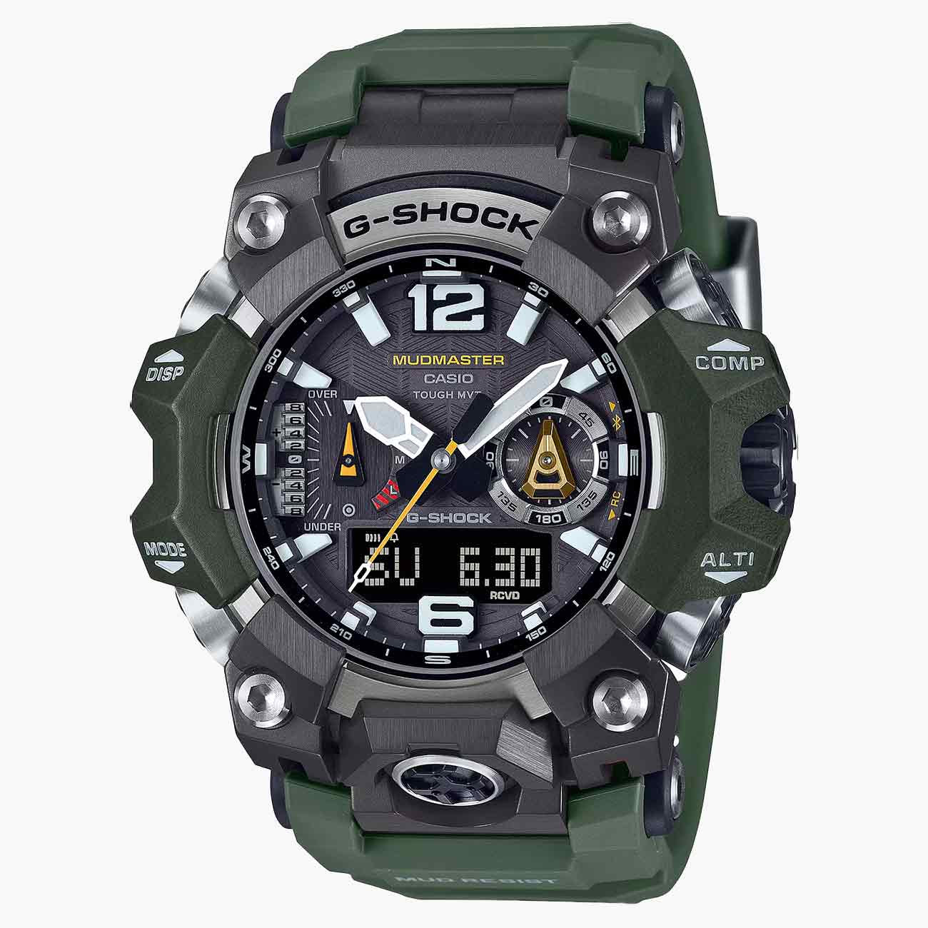G-Shock Mudmaster Green Watch with Stainless Steel