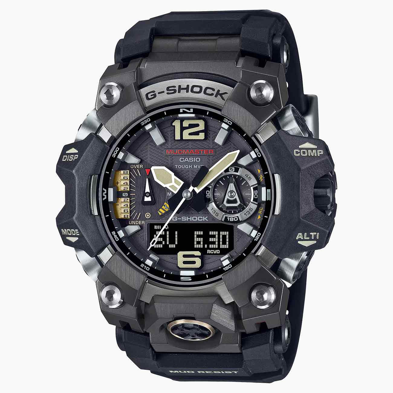 G-Shock Mudmaster Black Watch with Stainless Steel