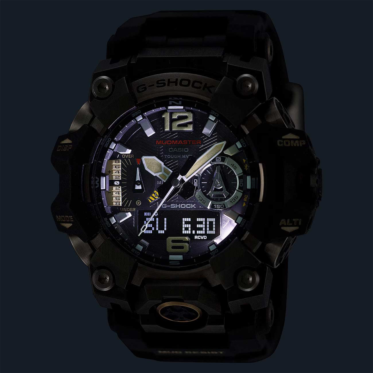 G-Shock Mudmaster Black Watch with Stainless Steel