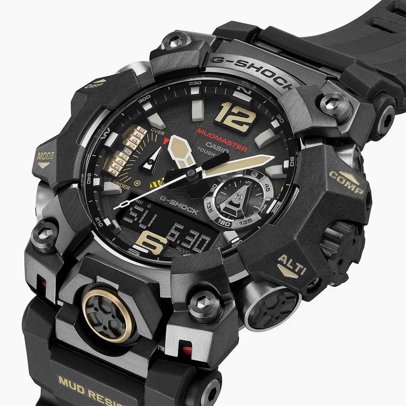 G-Shock Mudmaster Black Watch with Stainless Steel