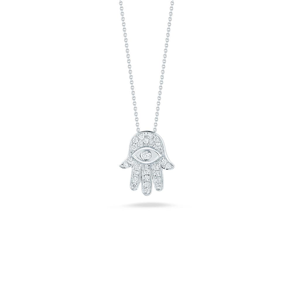 Roberto Coin Tiny Treasures Hamsa Hand of Fatima Necklace