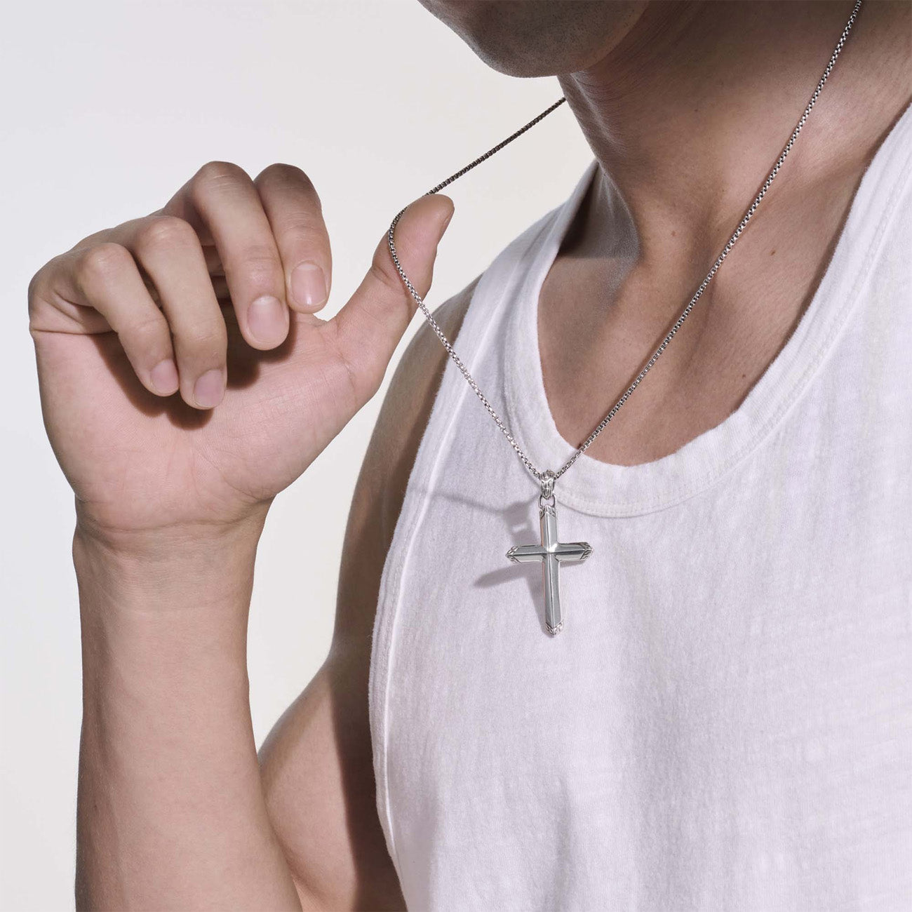 John Hardy Classic Chain Cross Pendant