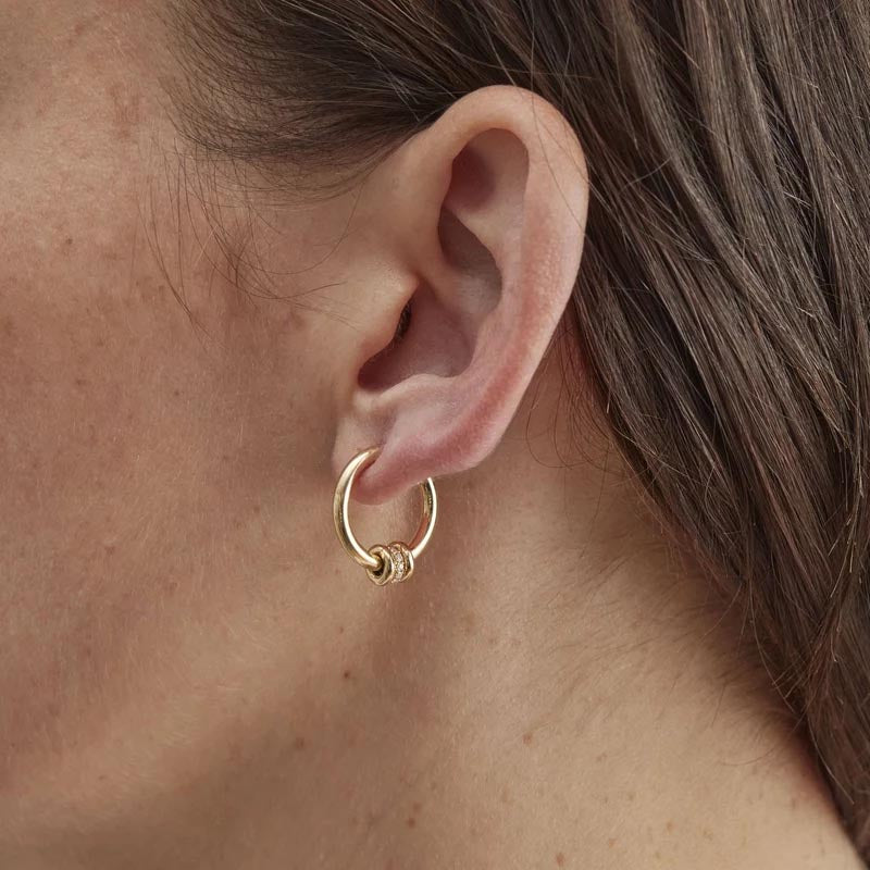 Spinelli Kilcollin The ARA Gold and Diamond Hoop