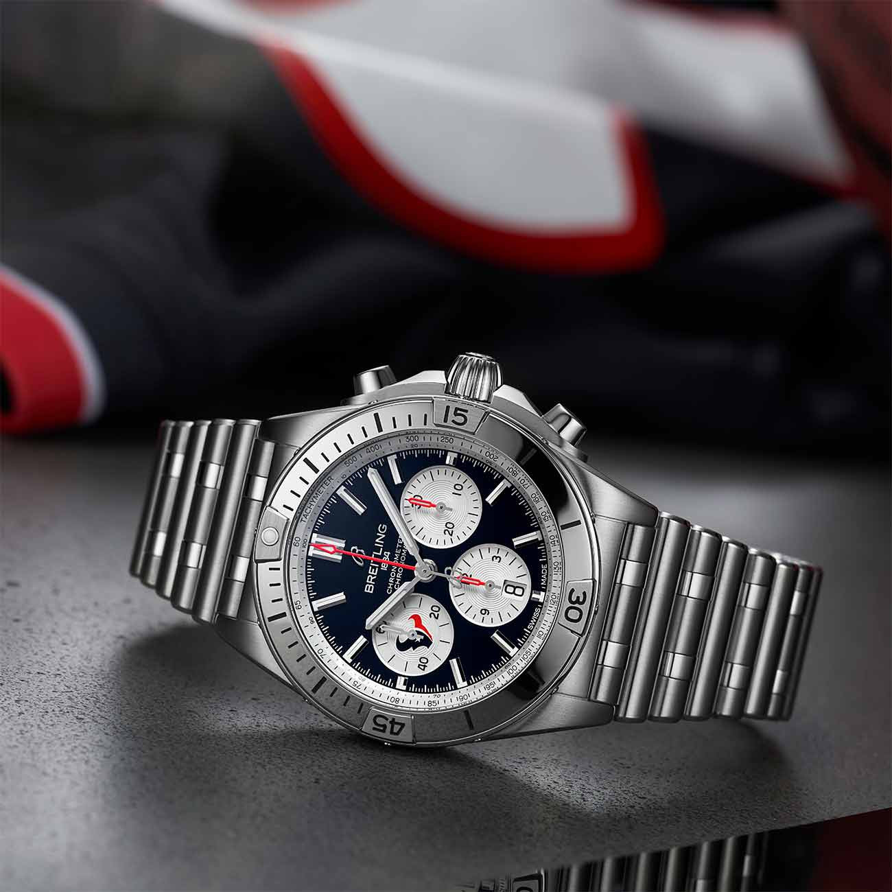 Breitling Chronomat B01 NFL Houston Texans Edition with Rouleaux Steel Bracelet - 42mm