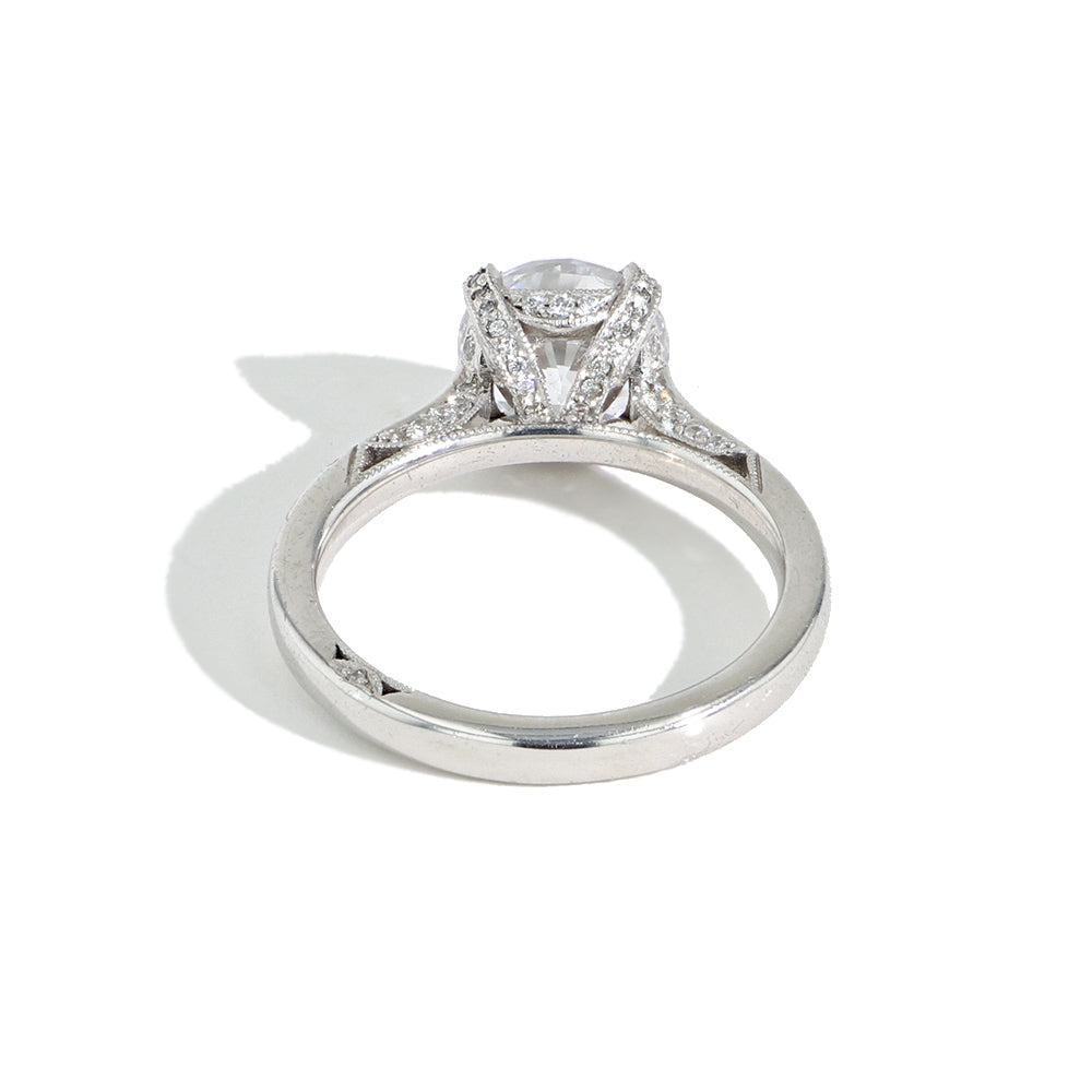 Tacori Royal T Round Solitaire Engagement Ring Setting