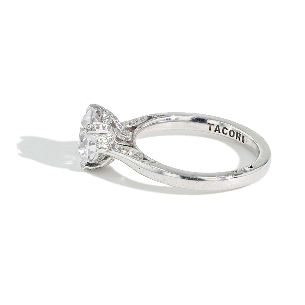 Tacori Royal T Round Solitaire Engagement Ring Setting
