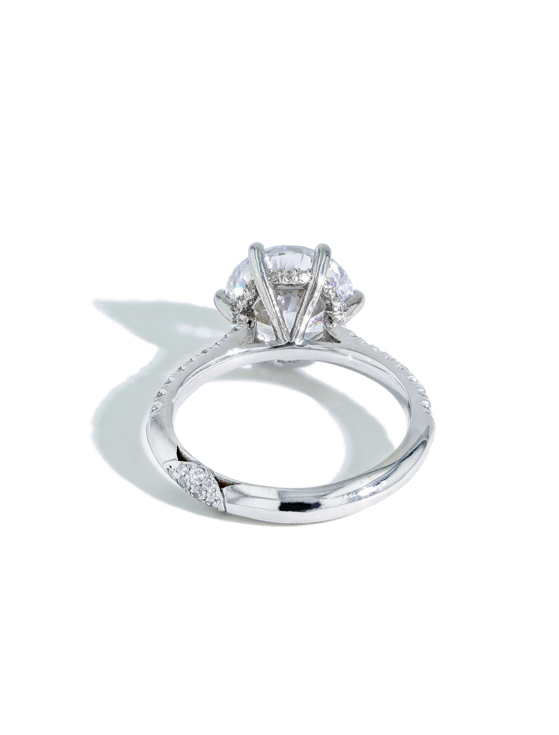 Tacori Royal T Round Pave Hidden Halo Engagement Ring Setting