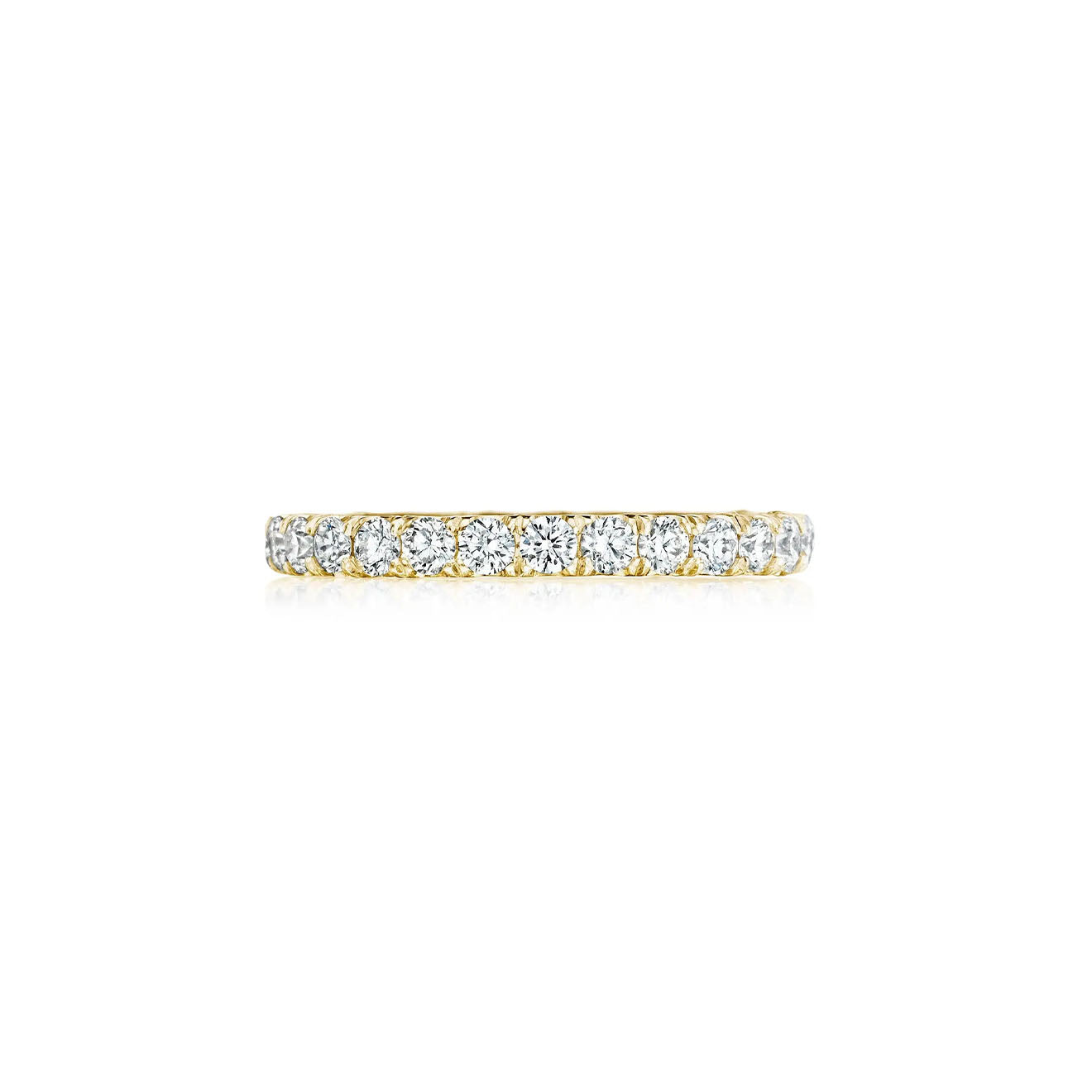 Tacori HT2545 Petite Crescent 18K Yellow Eternity Ring