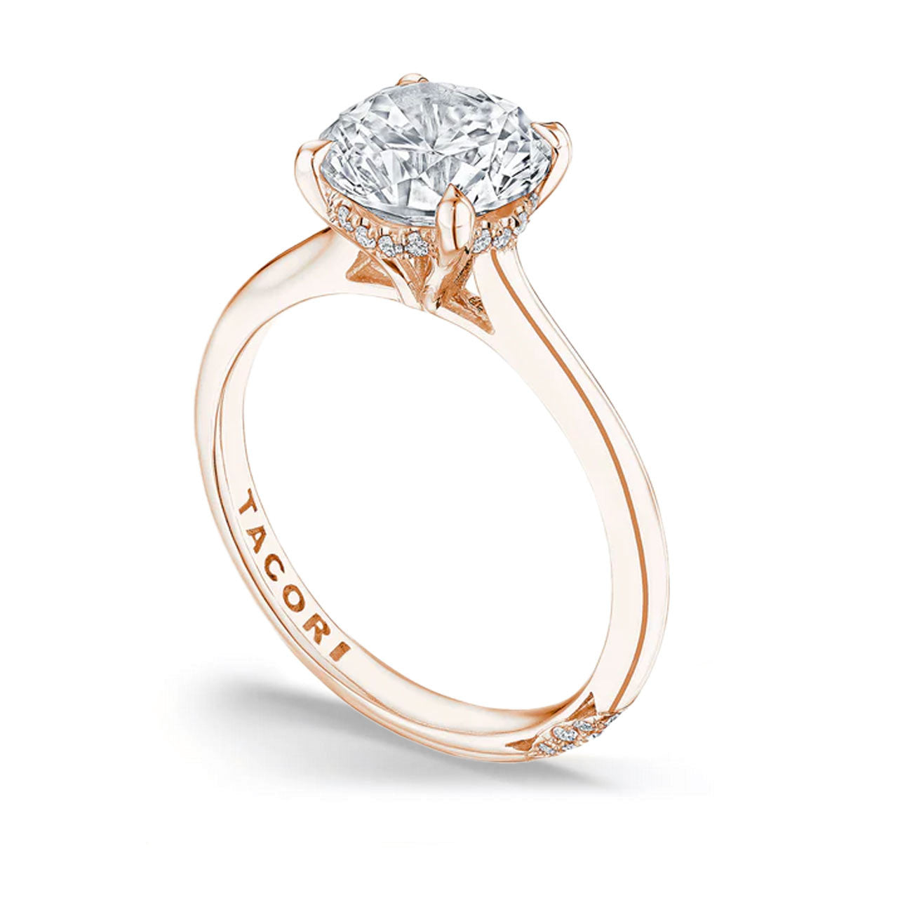 Tacori Founder's Collection Round Pave Hidden Halo Engagement Ring Setting