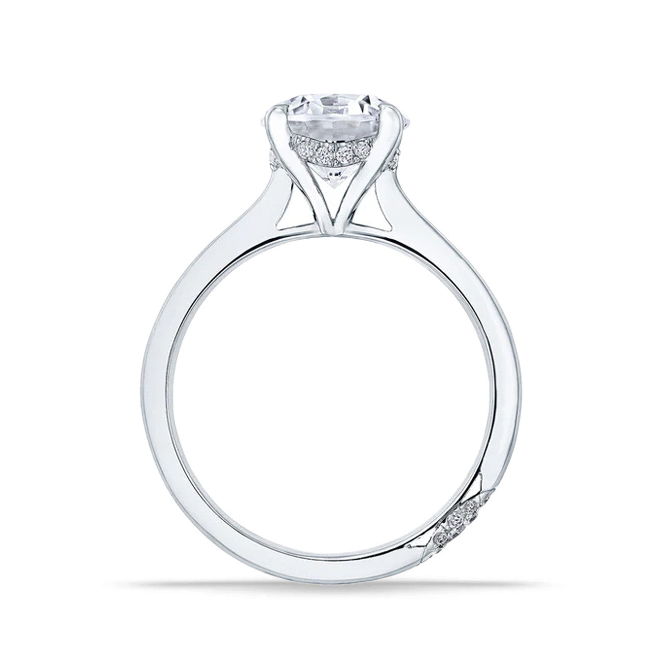 Tacori Founder's Collection Round Pave Hidden Halo Engagement Ring Setting