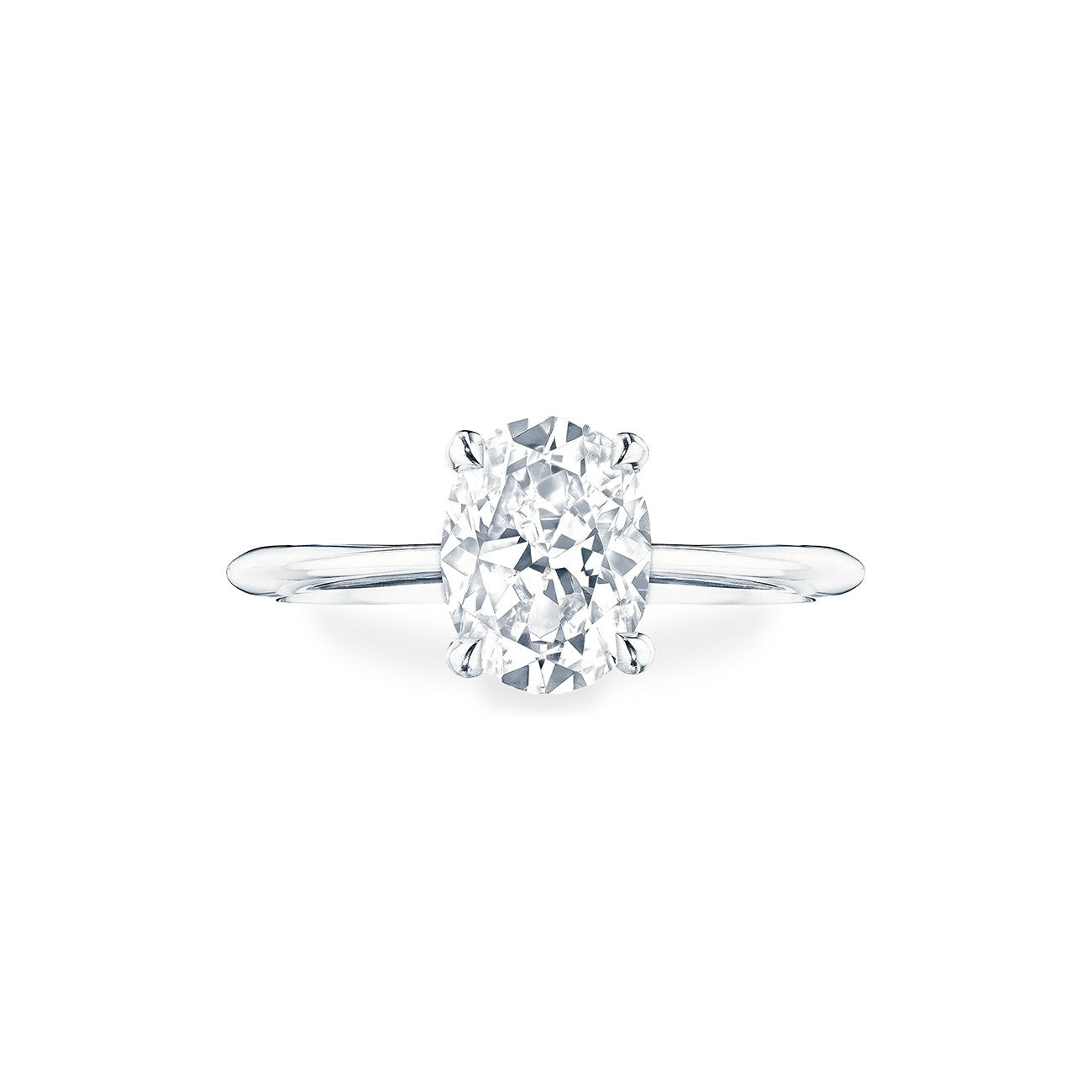Tacori Founder's Collection Pave Hidden Halo Oval Engagement Ring Setting