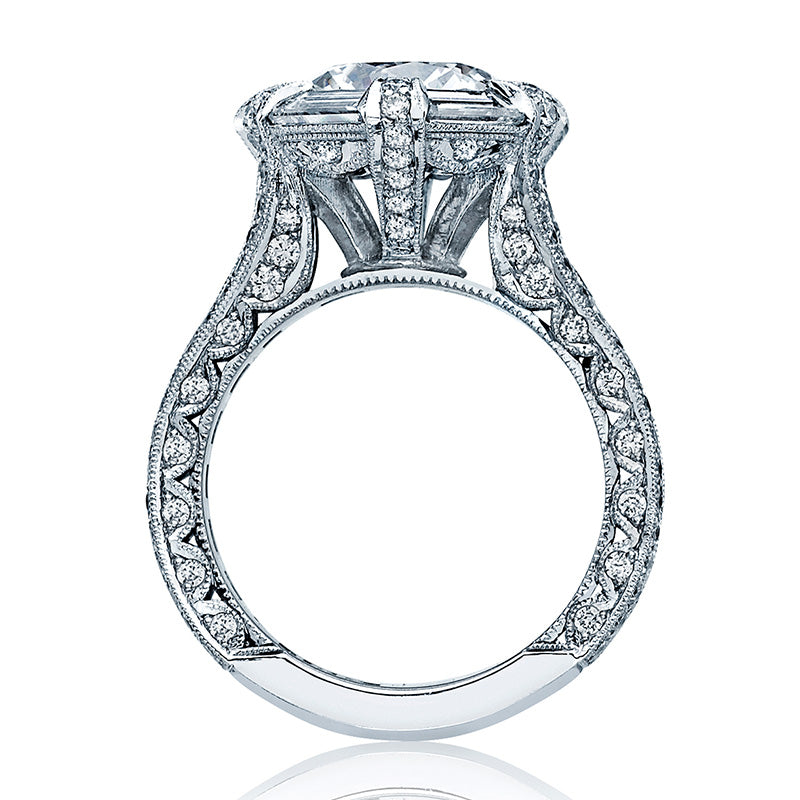 Tacori HT2603RD RoyalT Baguette Bloom Channel Set Engagement Ring Setting