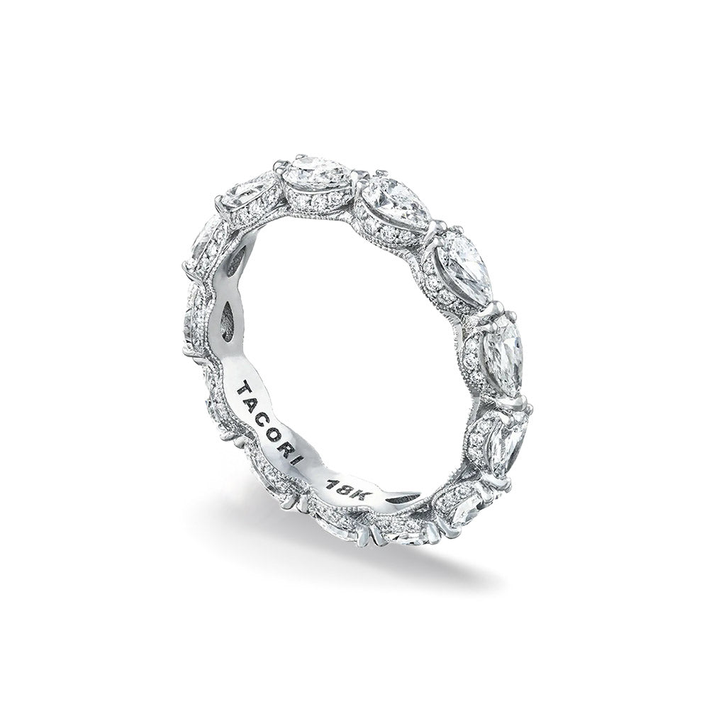 Tacori RoyalT Pear Pavé Diamond Eternity Band
