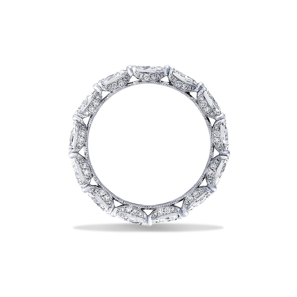Tacori RoyalT Pear Pavé Diamond Eternity Band