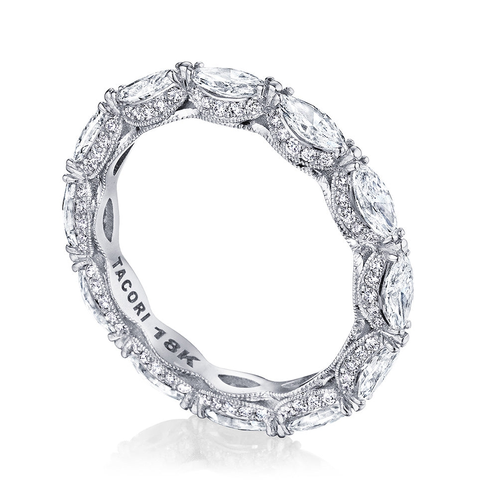 Tacori RoyalT Marquise Diamond Eternity Wedding Band HT266065