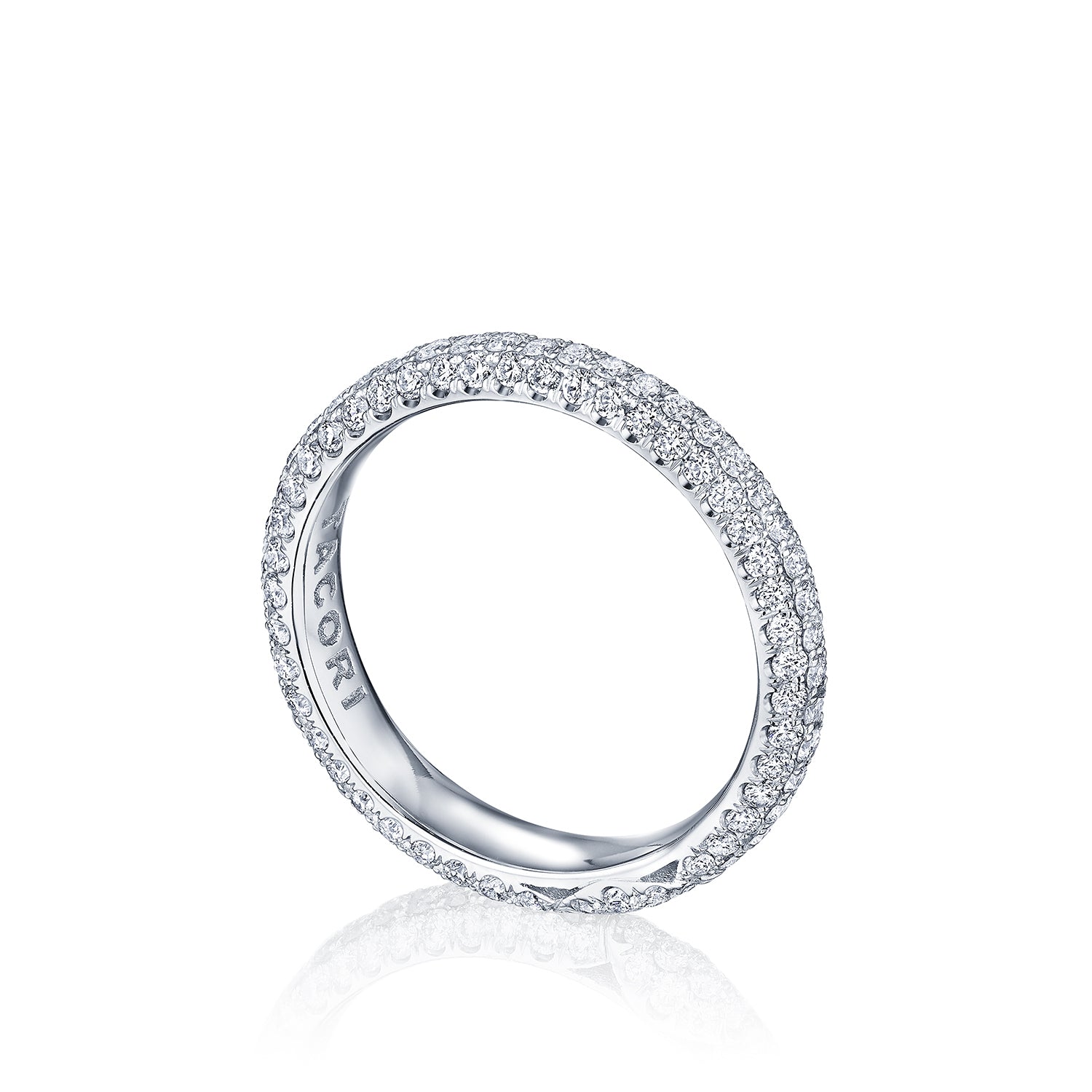 Tacori Crescent Crown Diamond Wedding Ring