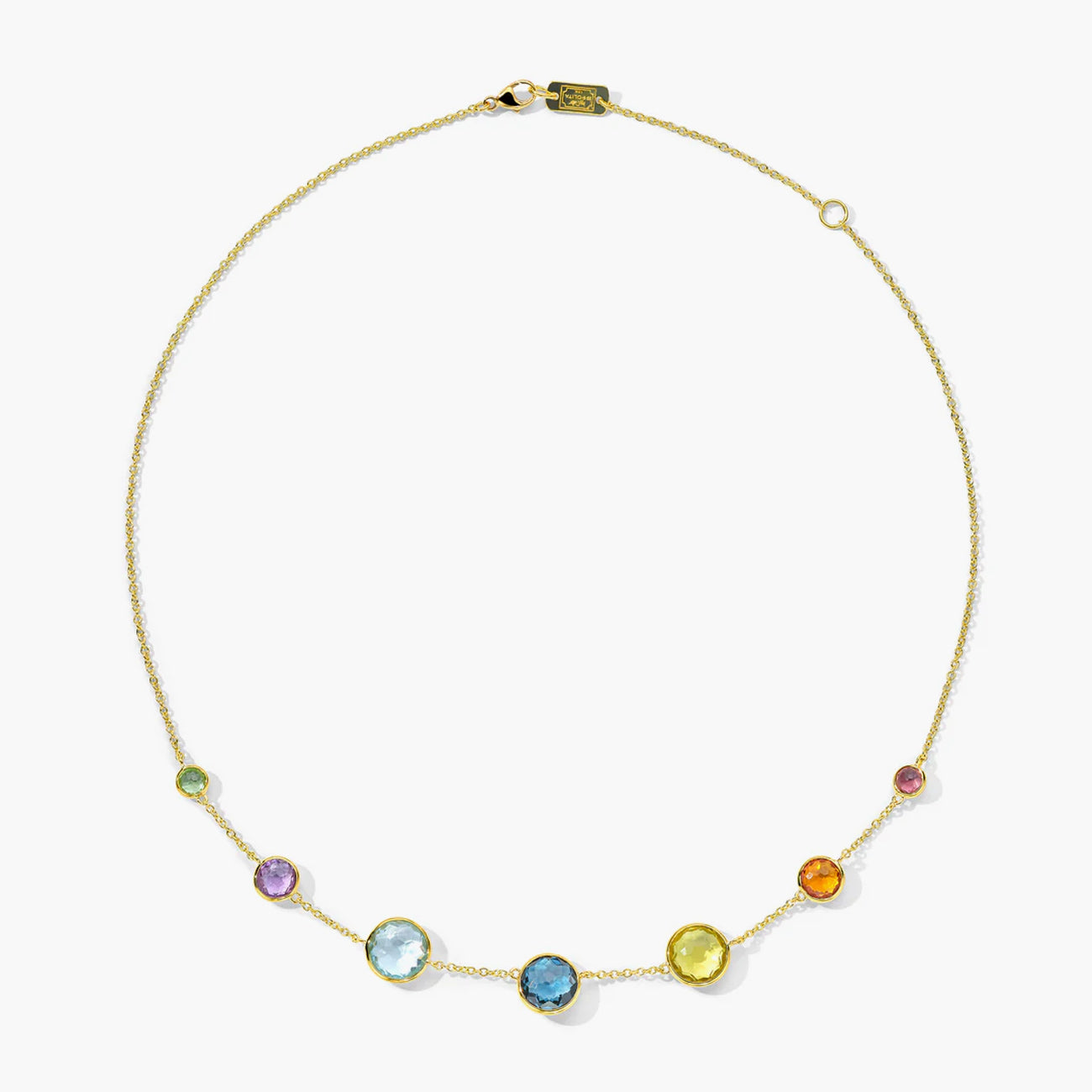 Ippolita Lollipop Graduated 7-Stone Precious Rainbow Necklace