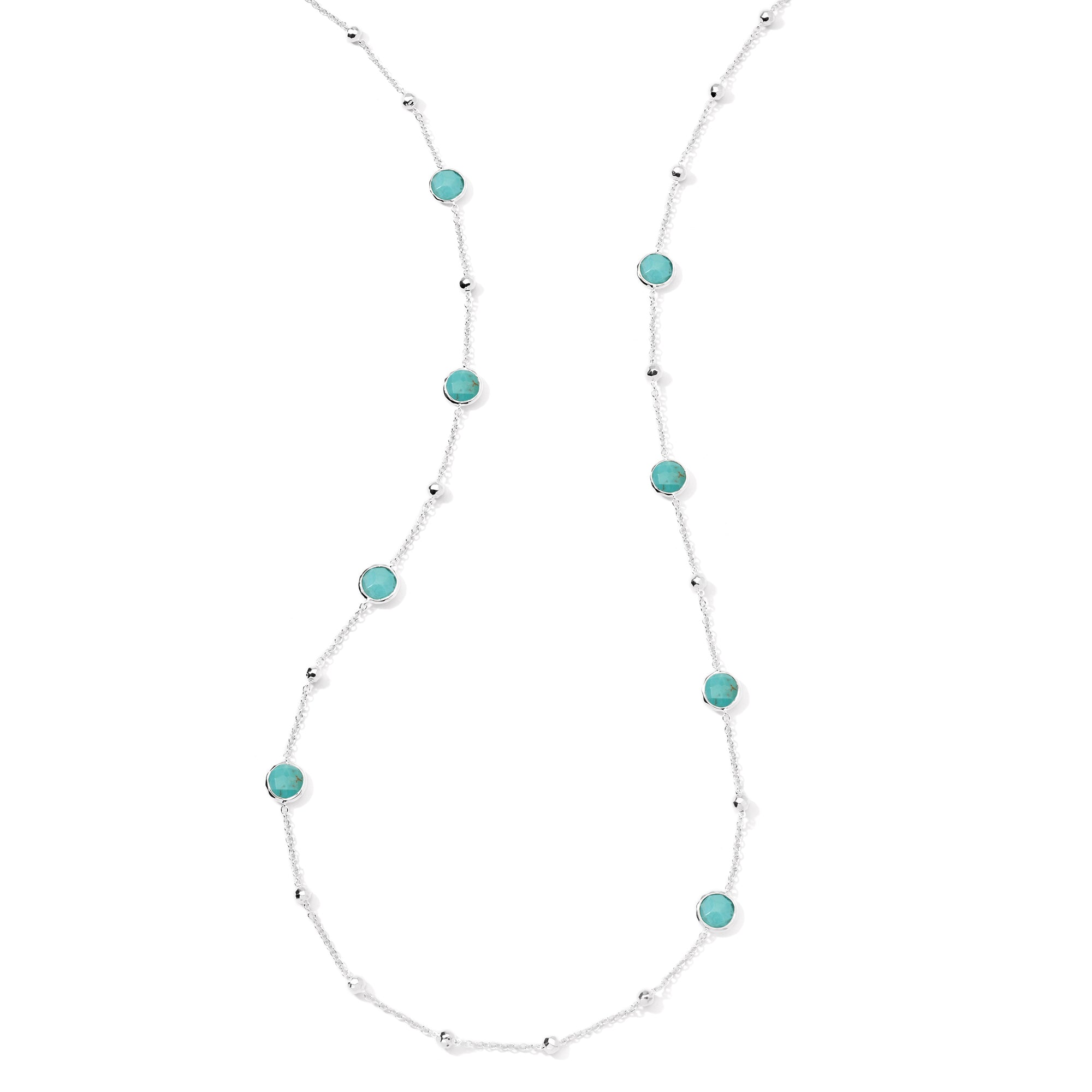 Ippolita Lollipop Turquoise Gemstone Station Necklace