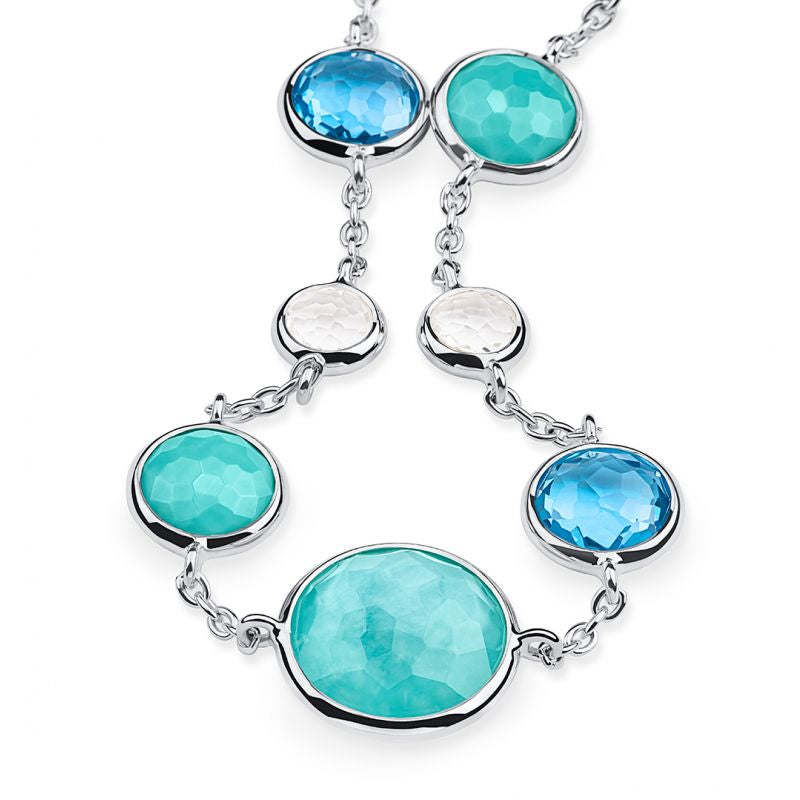 Ippolita Lollipop Lollitini Blue Gemstone Long Necklace