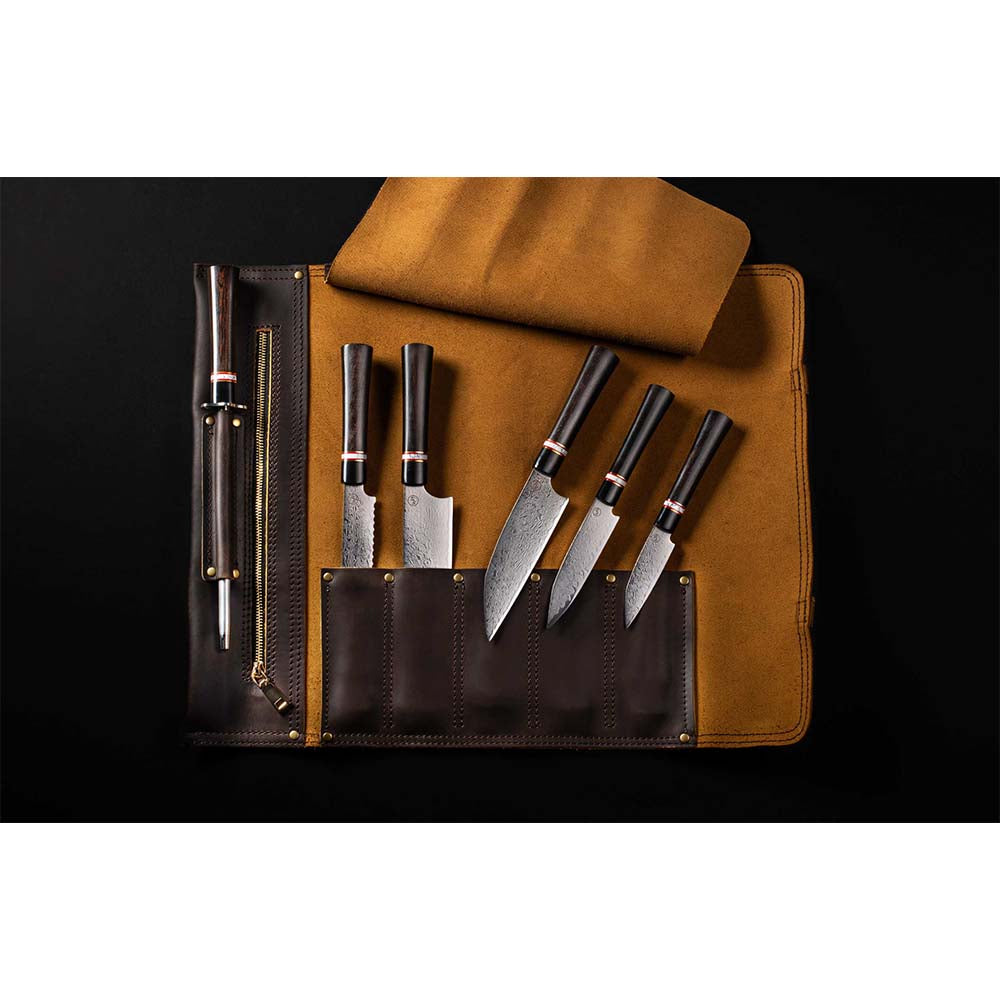 William Henry Kultro Gourmet Ironwood Cutlery Knife Set