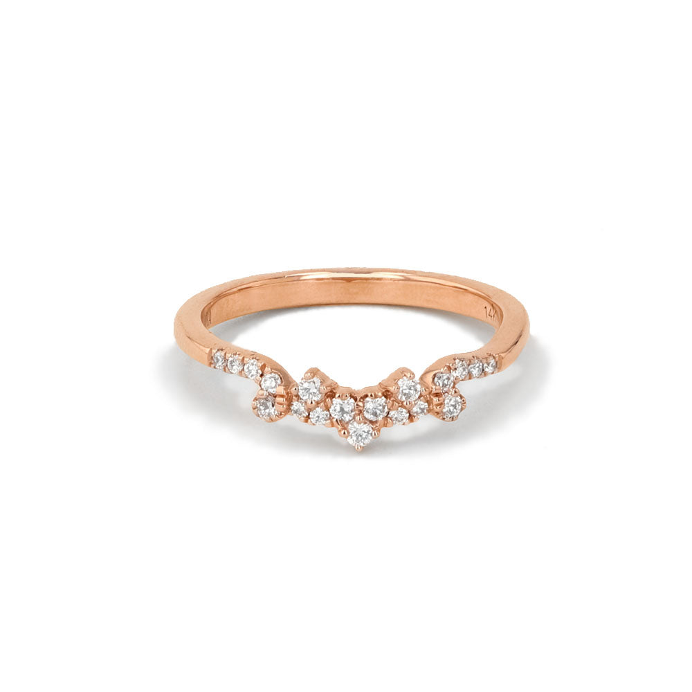 Kirk Kara Diamond Tiara Wedding Band