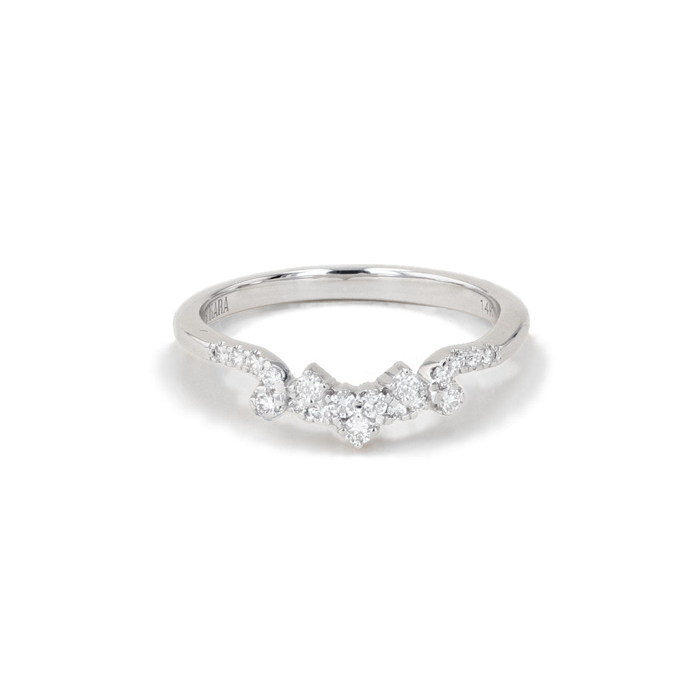 Kirk Kara Diamond Tiara Wedding Band