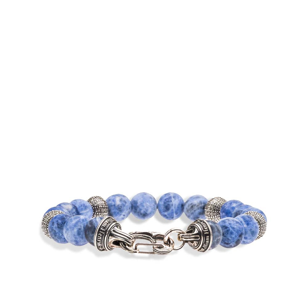 William Henry Beach Comber Silver Bead Bracelet