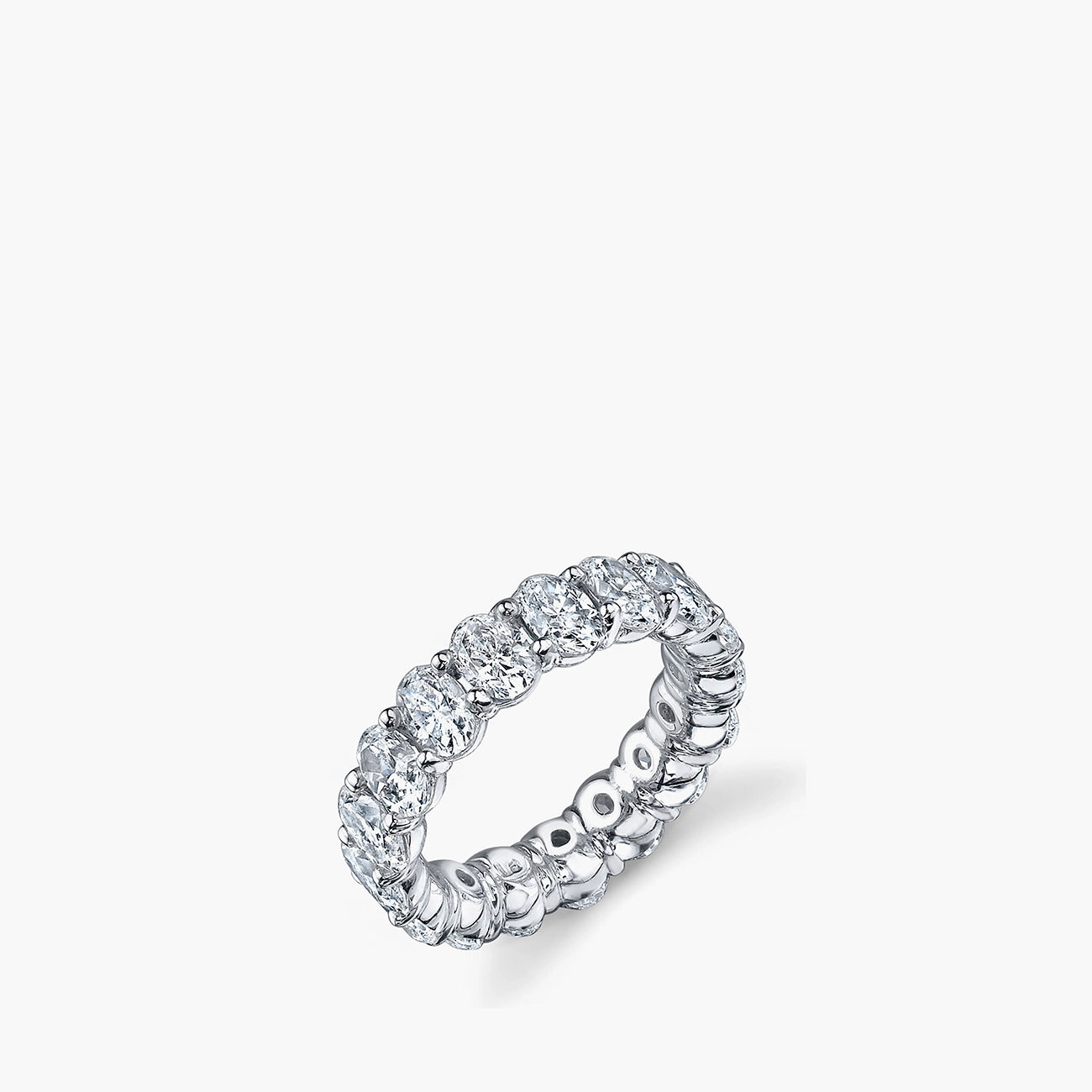 Oval Diamond Eternity Band