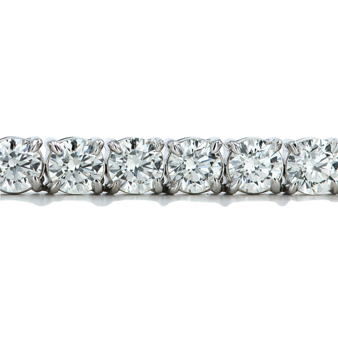 35 Carat Natural Diamond Tennis Necklace