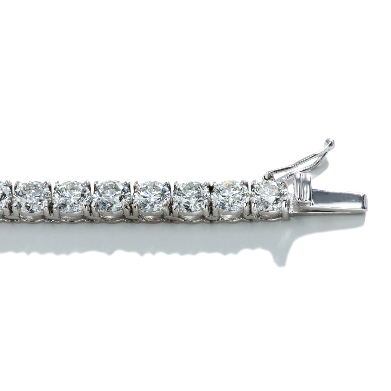 35 Carat Natural Diamond Tennis Necklace