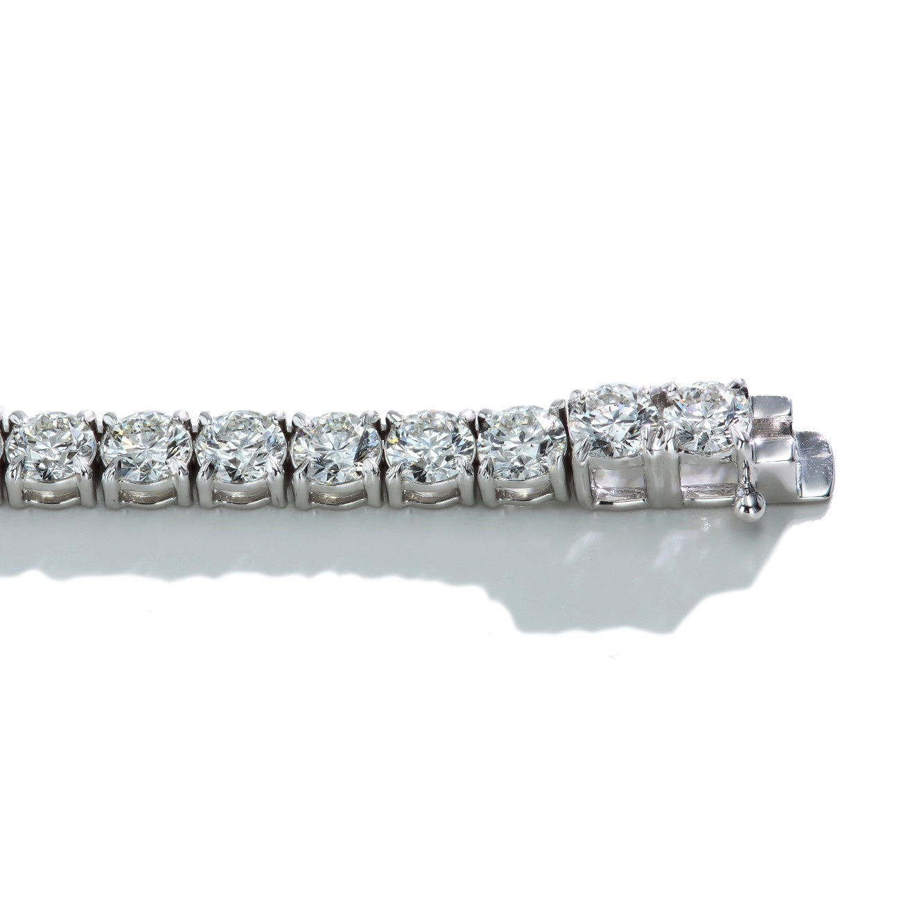 35 Carat Natural Diamond Tennis Necklace