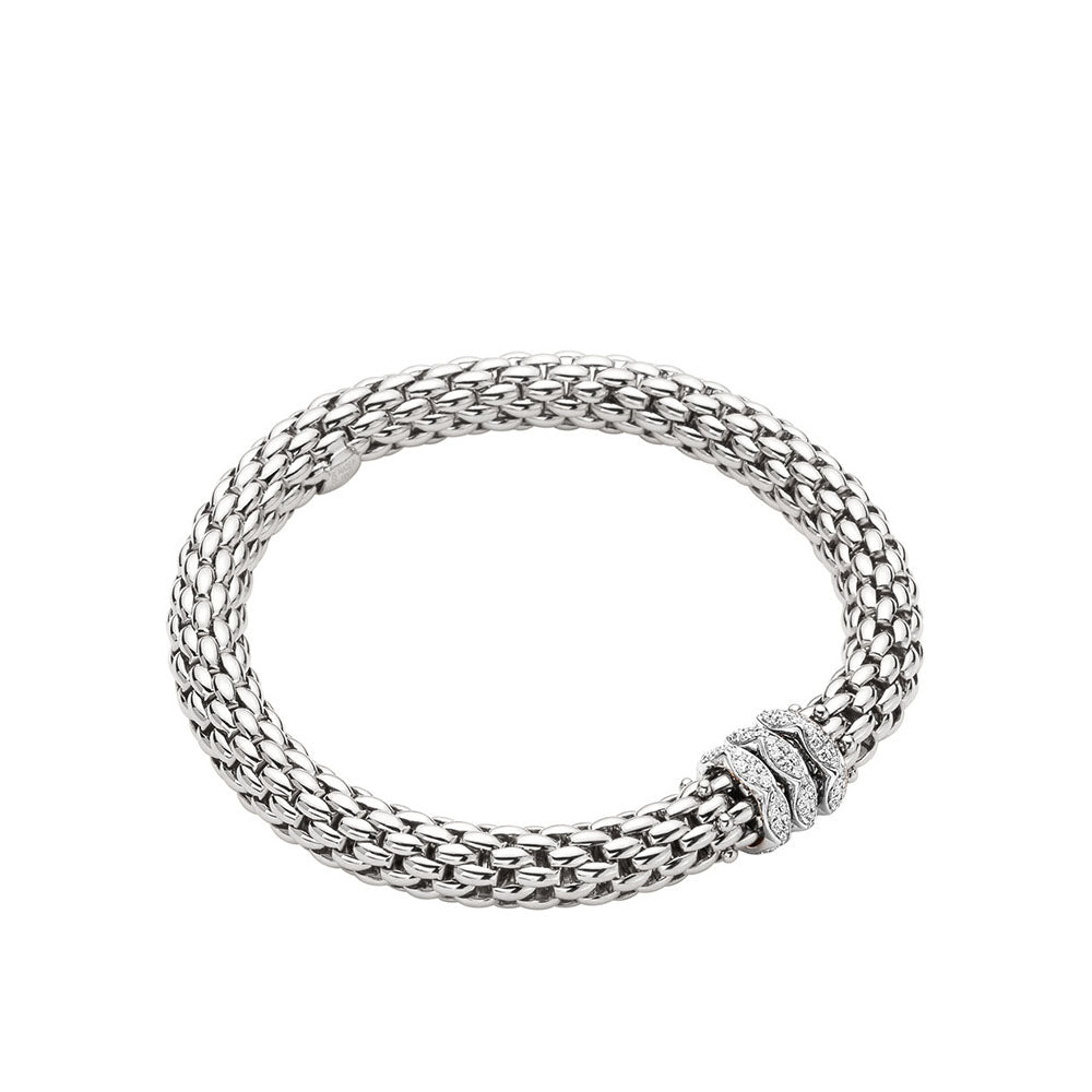 Fope Love Nest White Gold Diamond Bracelet