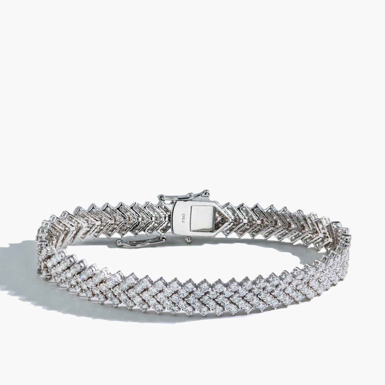 10 Carat Diamond Pave Arrow Bracelet
