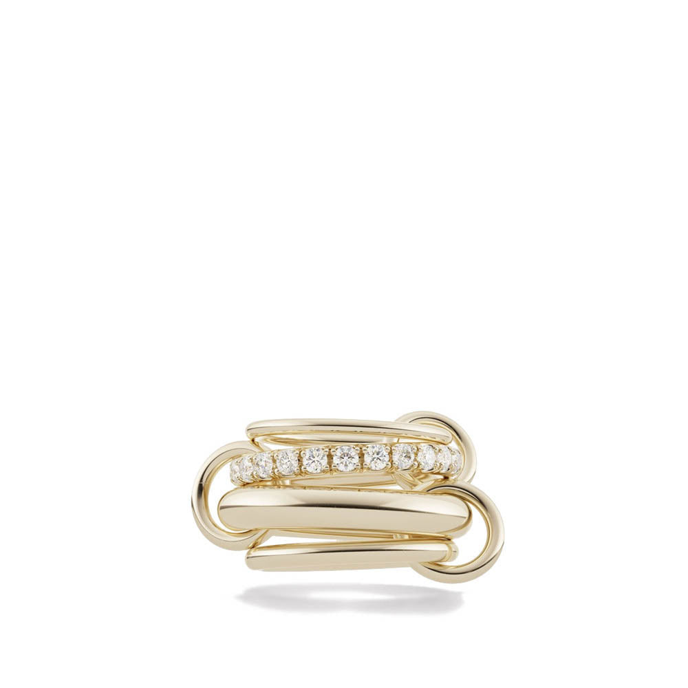 Spinelli Kilcollin Luna Yellow Gold Ring - Size 7