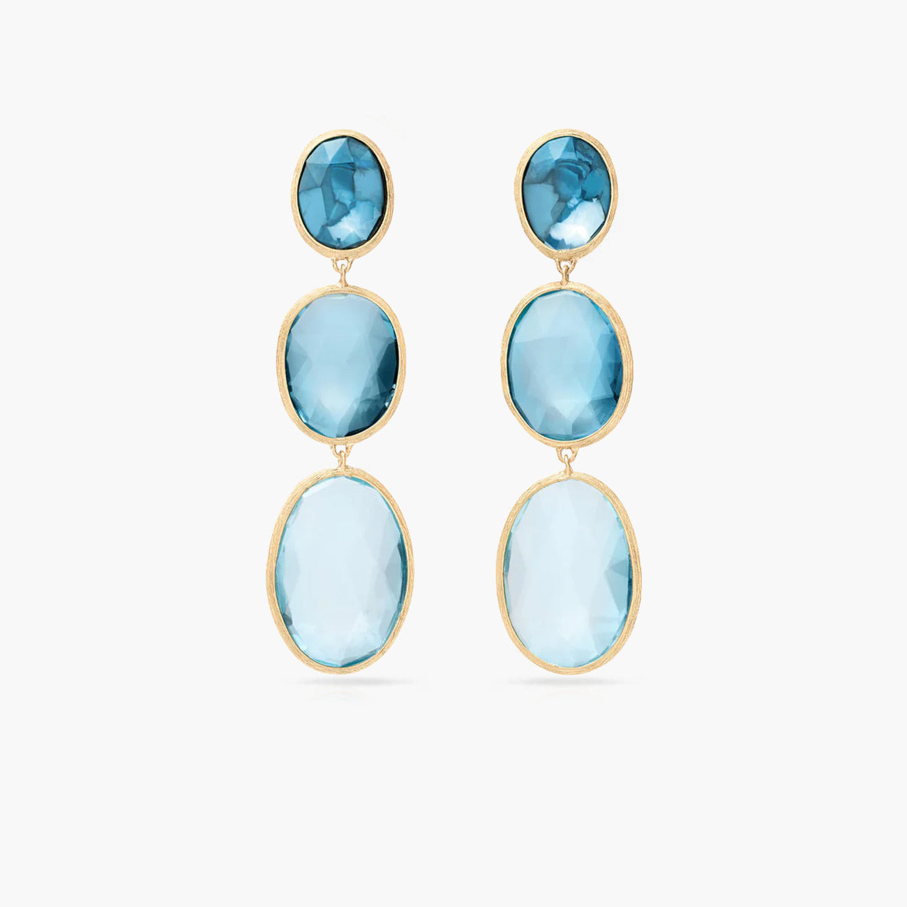 Marco Bicego Lunaria Topaz Drop Earrings