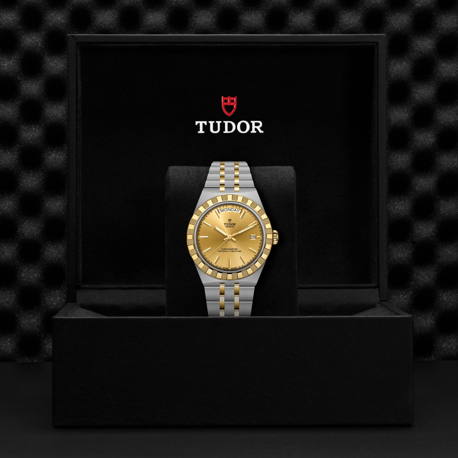 TUDOR Royal 40mm Steel and Yellow Gold with Champagne Dial