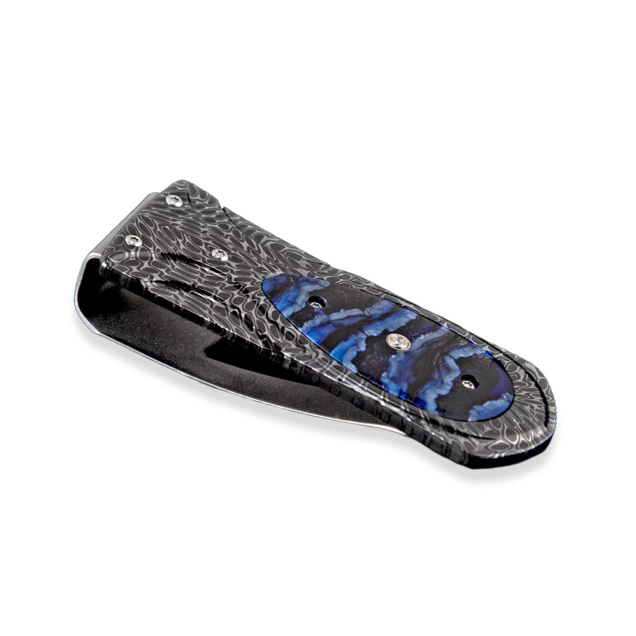 William Henry Zurich Blue Cache Money Clip