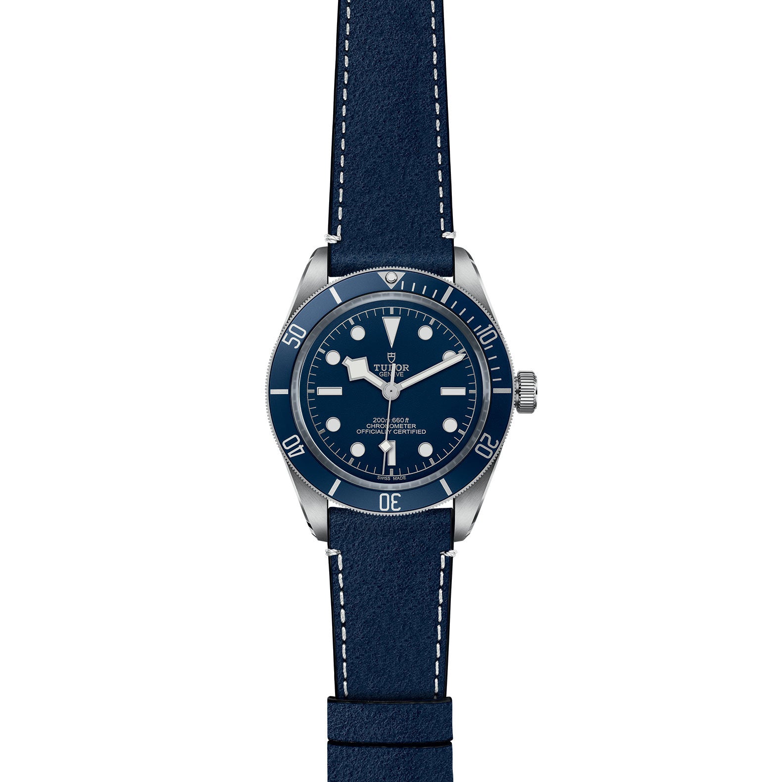 TUDOR Black Bay 58 with 39mm Steel Case and Blue “soft Touch” Strap